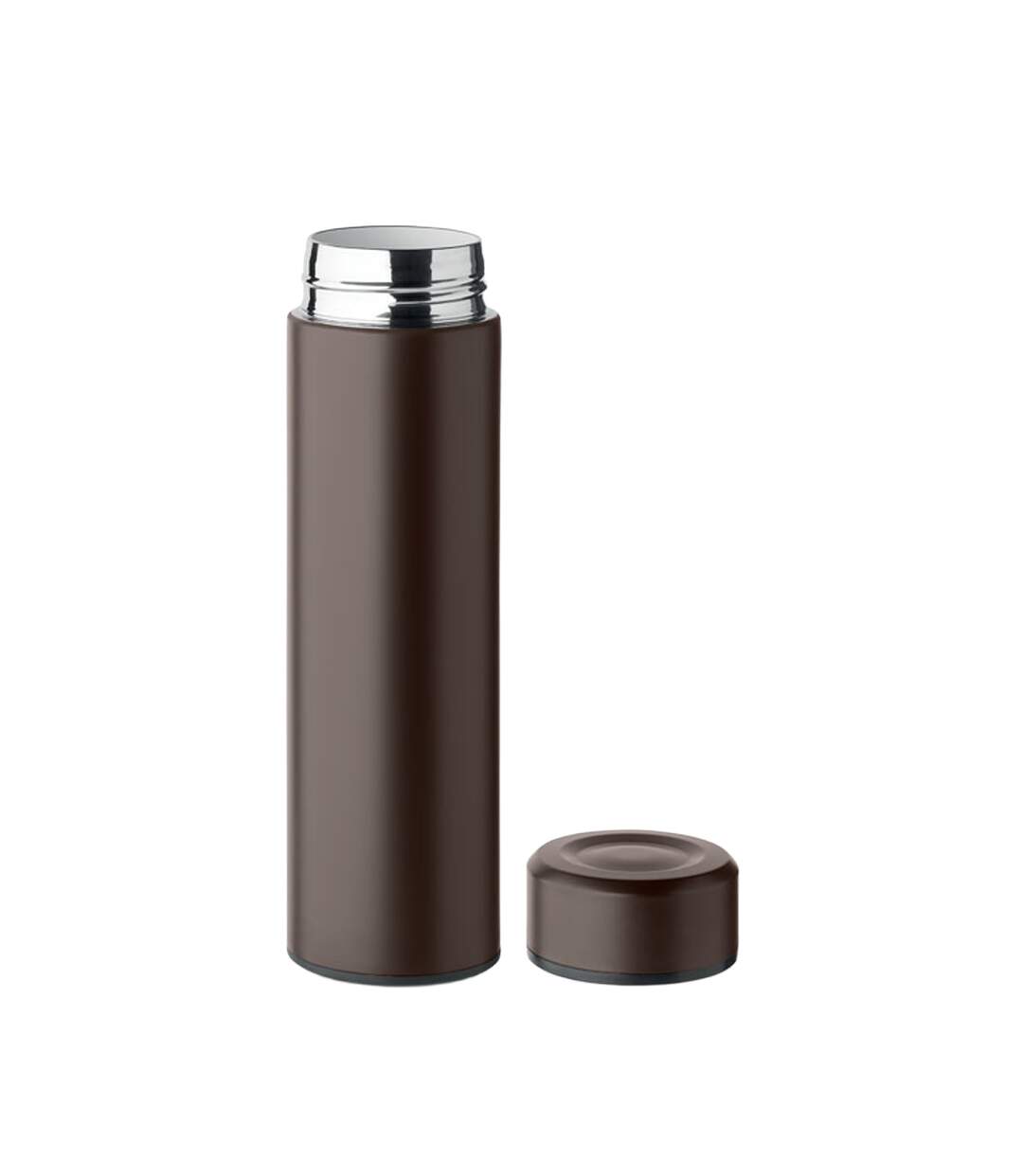 Nunavut Double-walled 420ml Bottle One Size Chocolate MidOcean-2