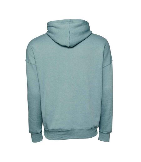 Unisex adult sponge fleece hoodie heather blue Bella + Canvas