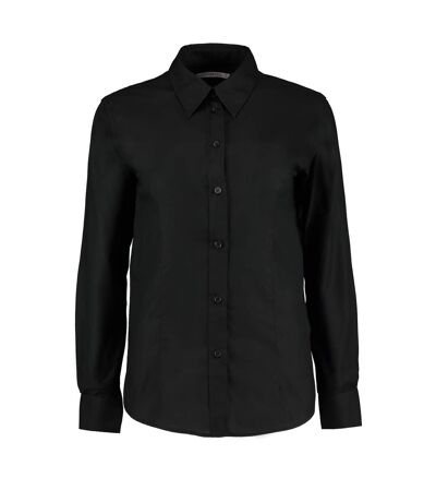 Chemisier À Manches Longues Femme Noir Kustom Kit