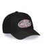 Casquette Dad Cap en coton avec écusson imprimé Denim Black Vondutch-4