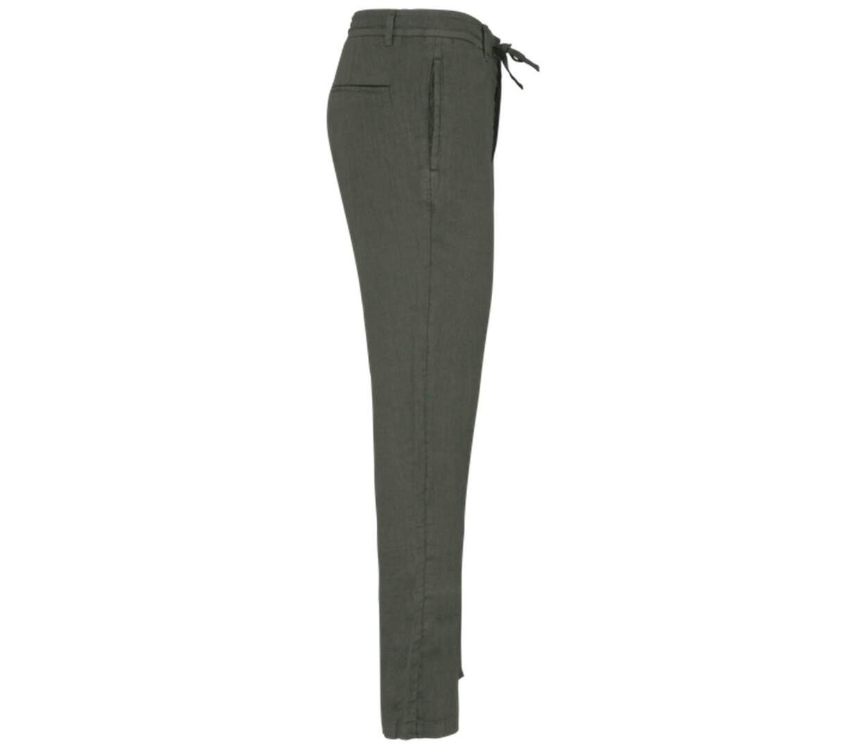 Pantalon en lin - Homme - PATS732 - vert kaki-2