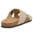 Unisex Adult Peel Open Suede Slides Taupe Bench-2
