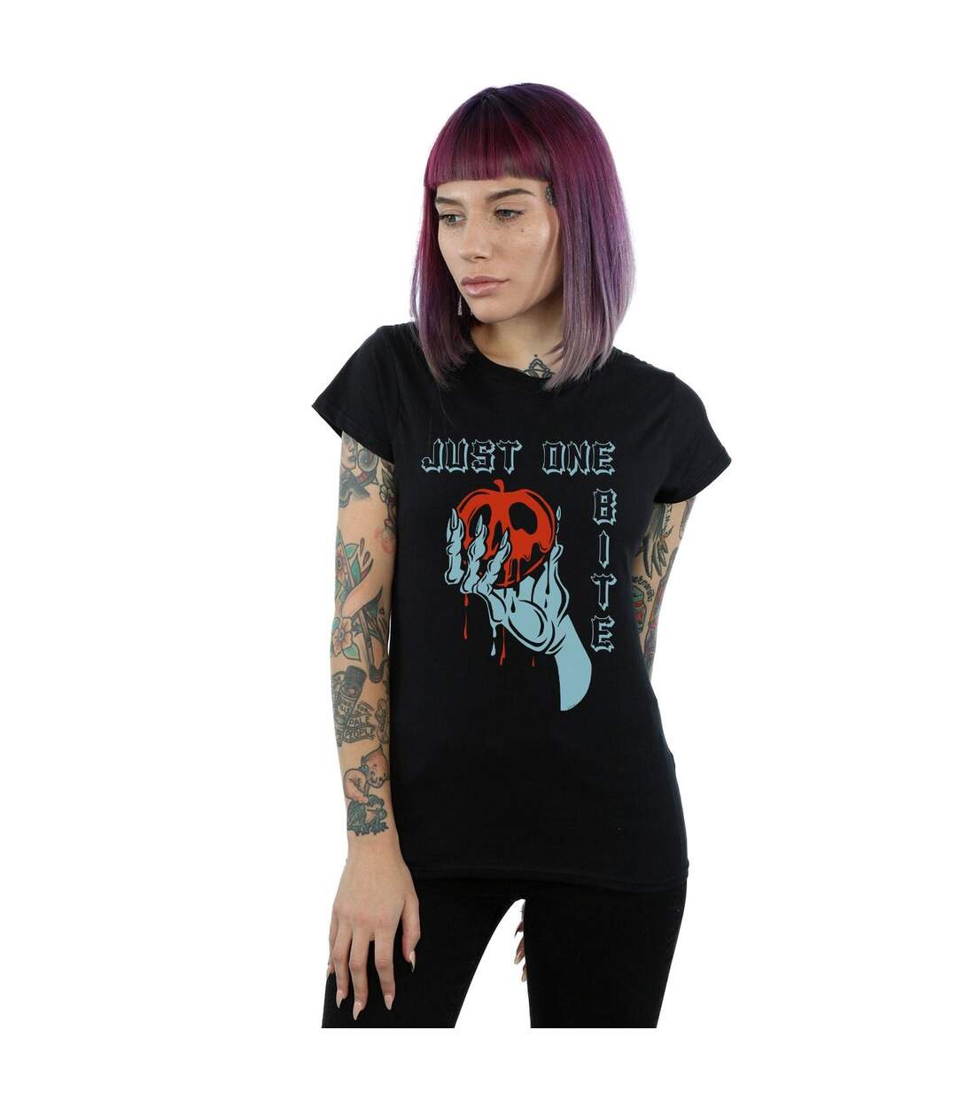 Disney T-Shirt coton Just One Bite Femme/Ladies (Noir) - UTBI44527-2