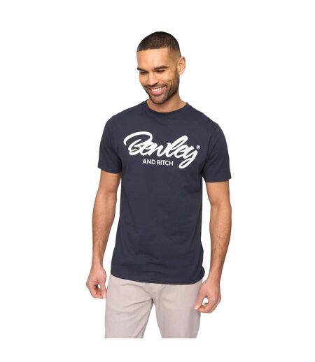 Mens yardley t-shirt navy Bewley & Ritch