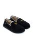 Mens Aspen Moccasin Slippers Black Lyle & Scott-1