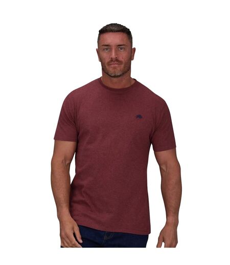 T-shirt classic homme bordeaux Raging Bull