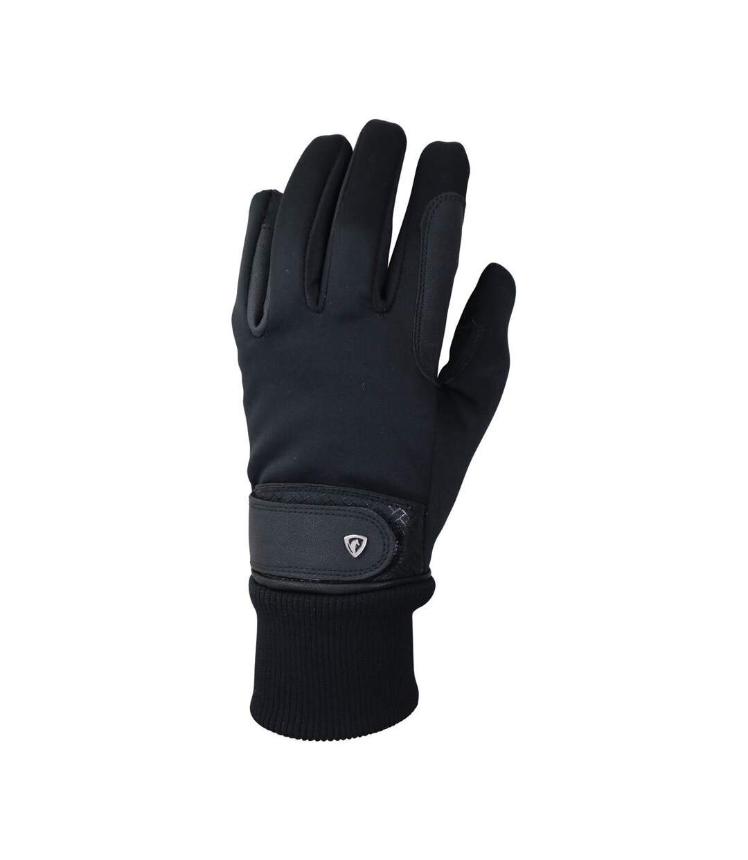 Unisex Adult Thinsulate Leather Bound Riding Gloves Black Hy-1