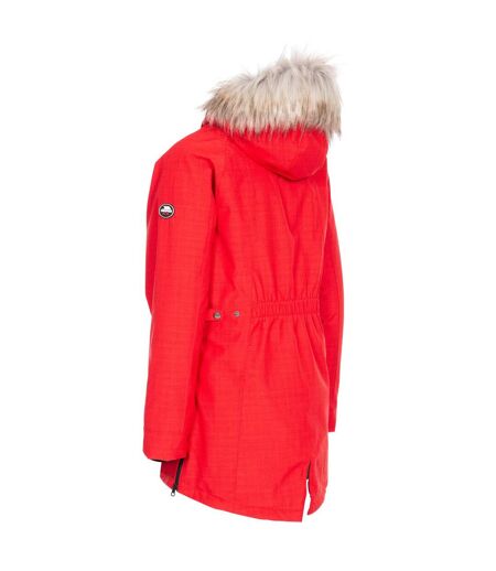 Womens/ladies Caption Waterproof Parka Red Trespass