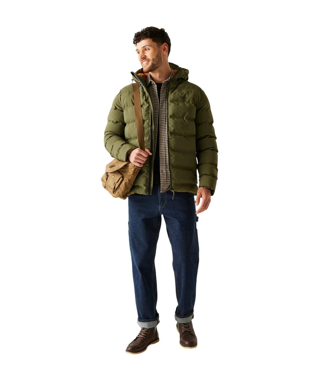 Veste Imperméable Altoro Homme Vert Kaki Foncé Regatta-1