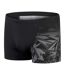 Mens Geometric Swim Shorts Black Grey Speedo-2