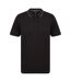 Henbury Mens HiCool Tipped Polo Shirt (Black/Charcoal) - UTPC3835