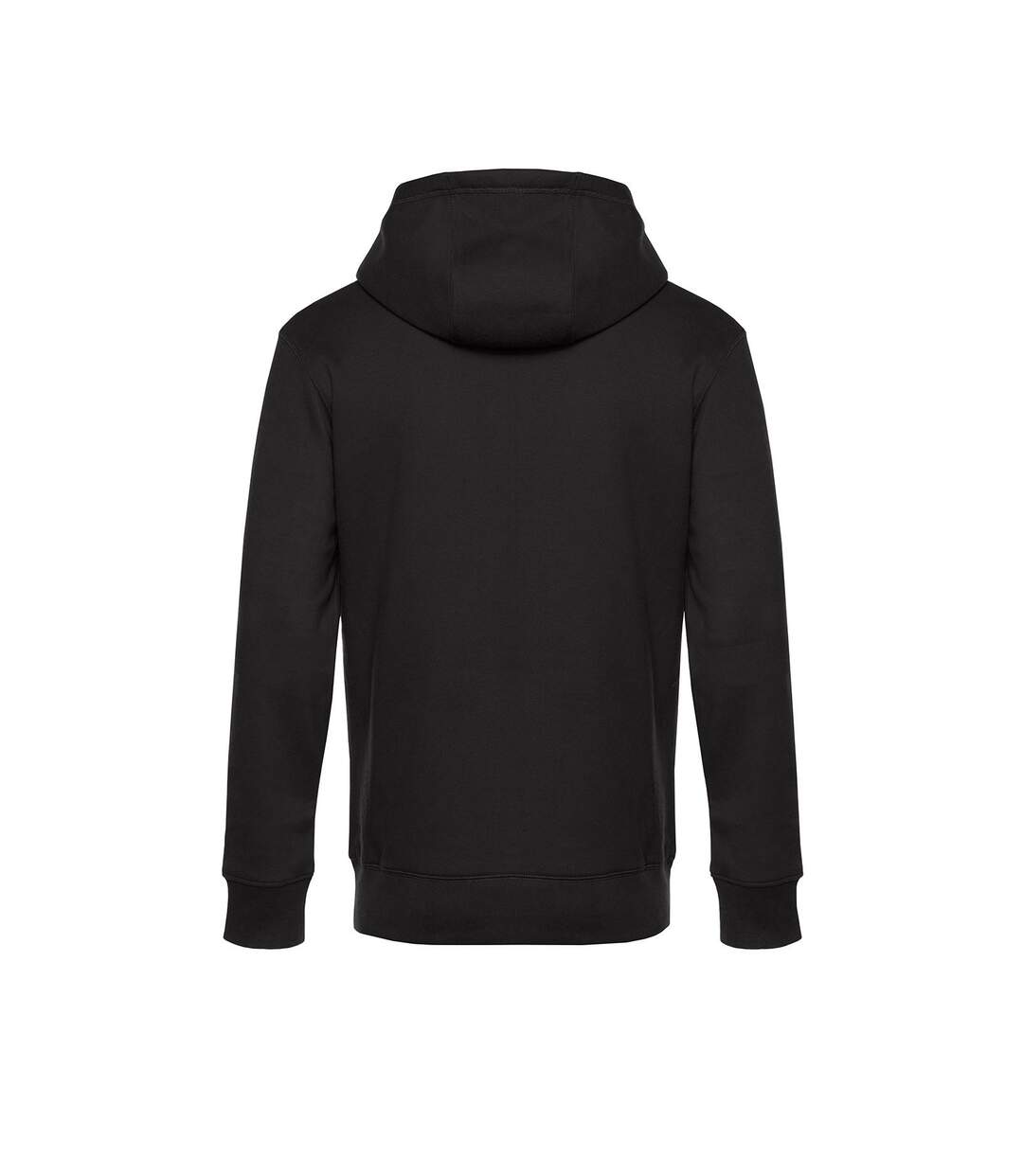 Sweat À Capuche Zippé Mens King Noir B&C-2