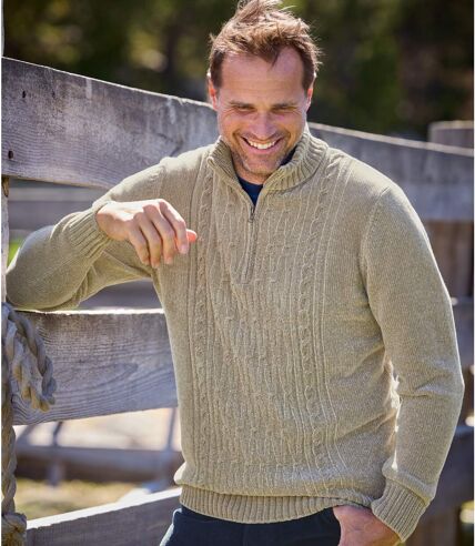 Troyer-Pullover aus Chenille-Garn