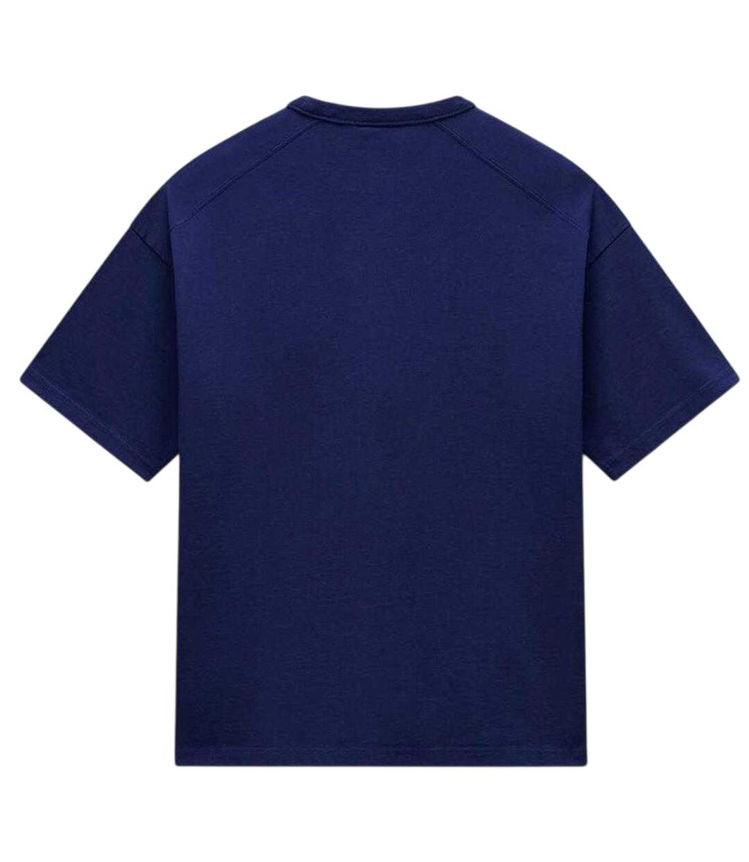 T-shirt Krous Homme Bleu Marine Foncé Napapijri-3