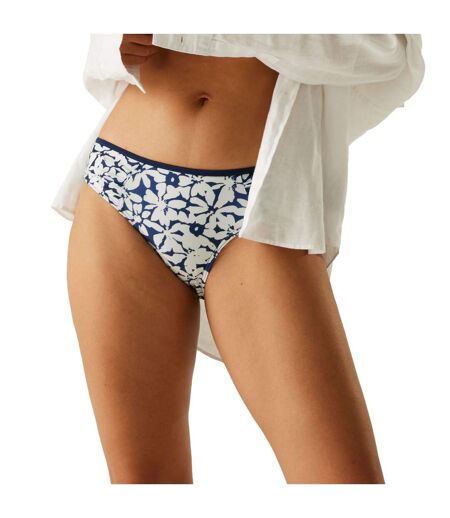 Bas De Maillot De Bain Aceana Femme Bleu Marine Blanc Regatta