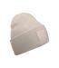 Bonnet Motif/style Écusson Tonal Adulte Blanc Cassé Beechfield-1