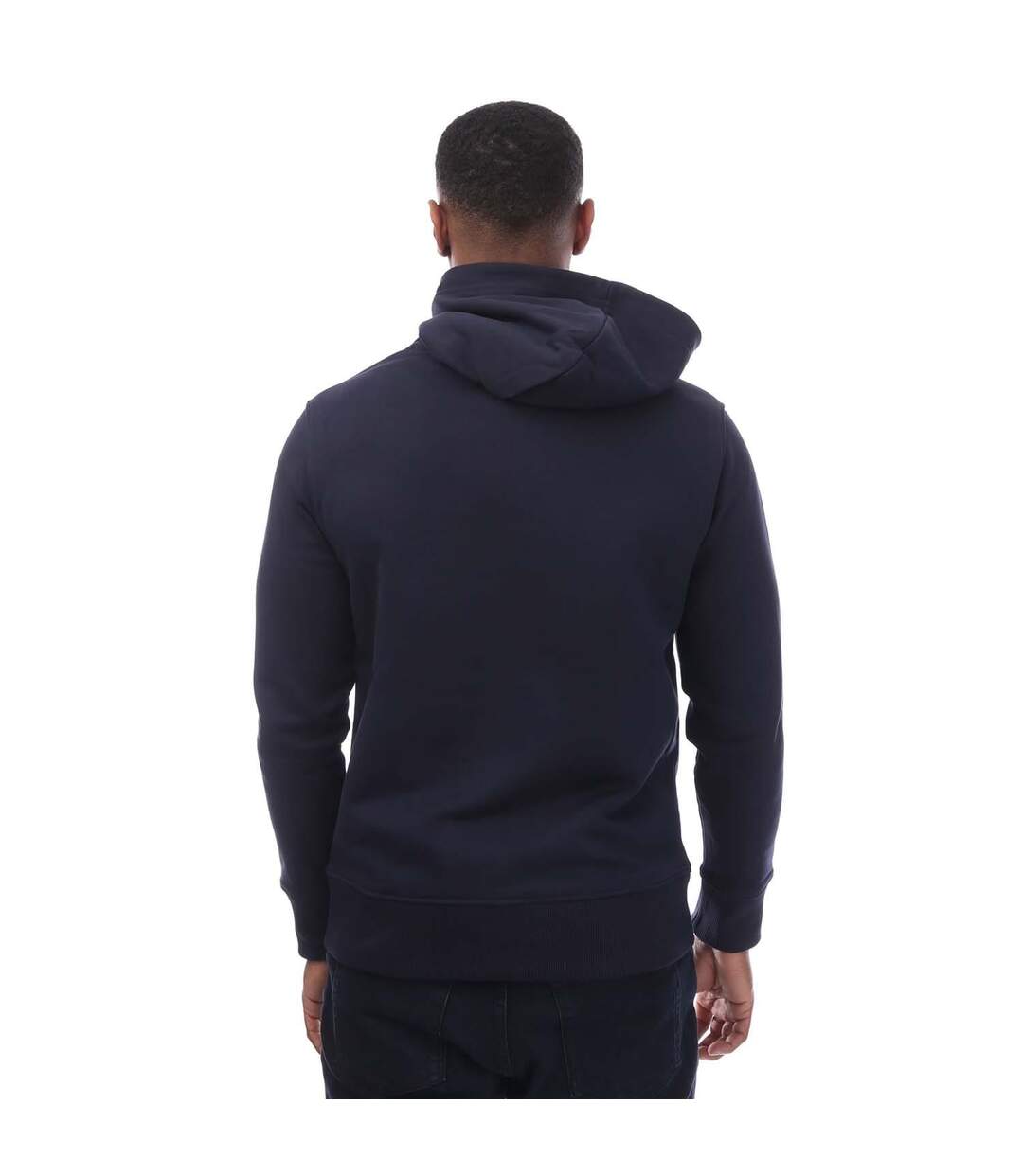 Sweat À Capuche Homme Bleu Gant-3
