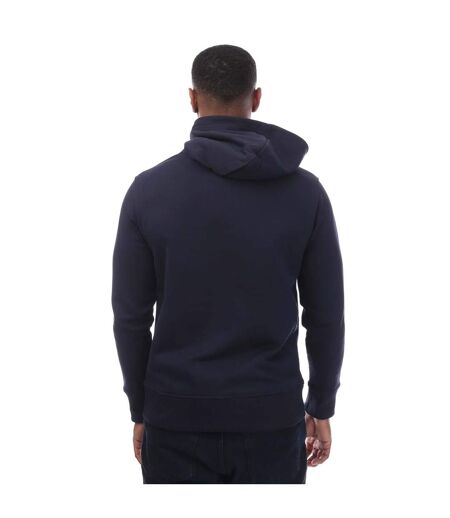 Sweat À Capuche Homme Bleu Gant
