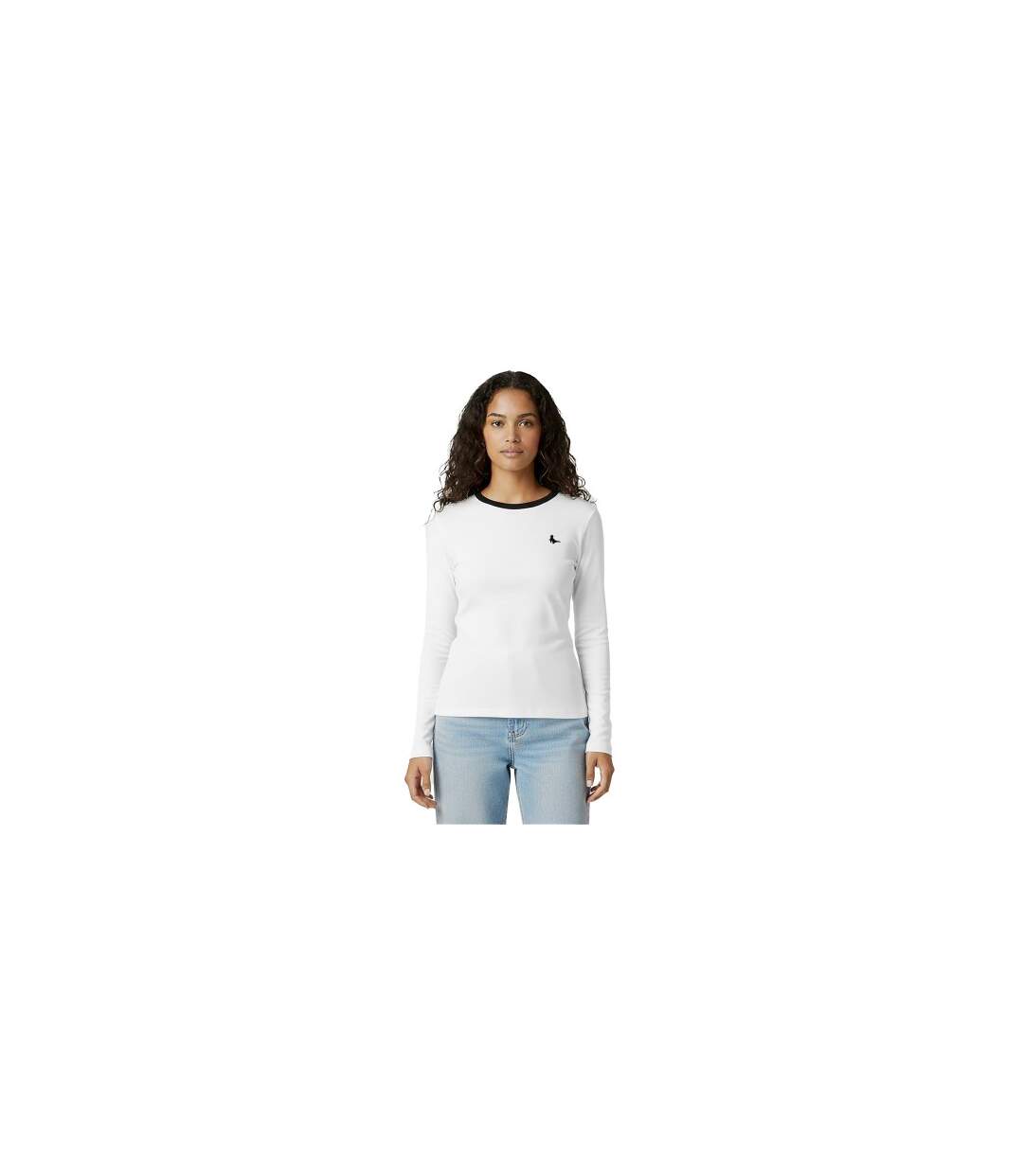 T-shirt Manches Longues Trinkey Femme Blanc Jack Wills-1