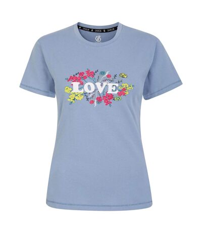 Dare 2B Womens/Ladies Tranquility II Love T-Shirt (Rainwashed Blue) - UTRG9922