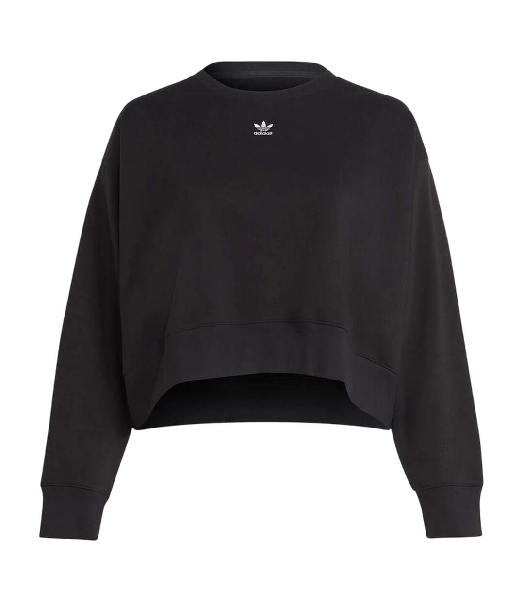 Sweat Motif/style Trèfle Femme Noir Adidas-1