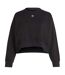 Sweat Motif/style Trèfle Femme Noir Adidas-1