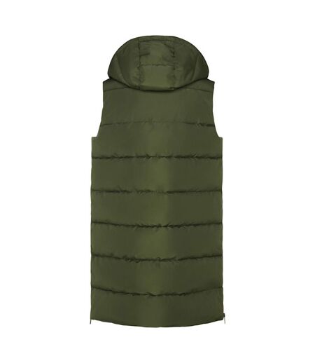 Womens/ladies reine insulated body warmer military green Roly