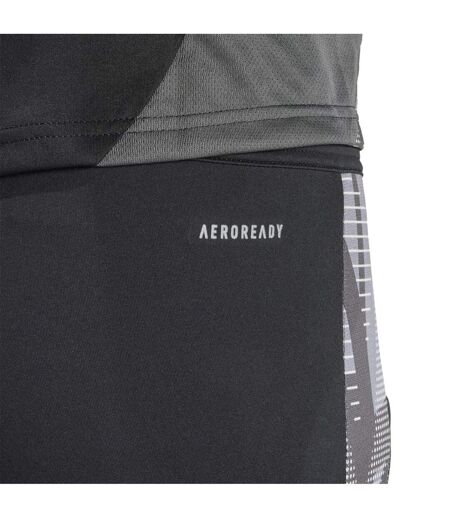 Mens Tiro 24 Football Shorts Black Dark Grey Adidas