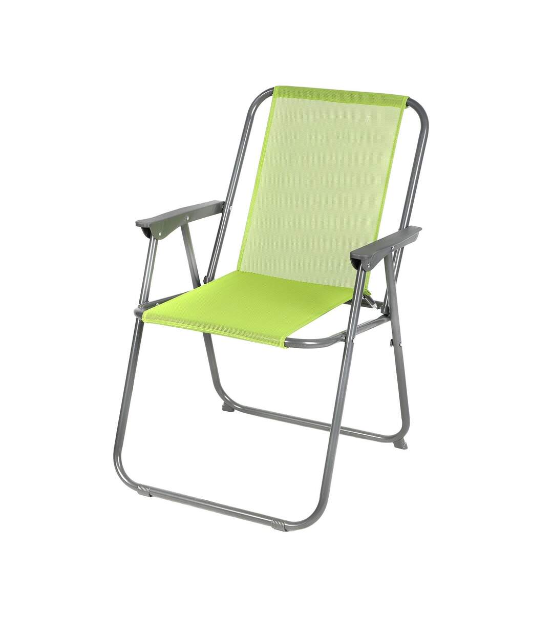 Chaise de camping pliable - Vert anis-1