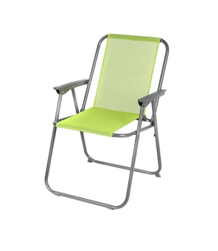 Chaise de camping pliable - Vert anis
