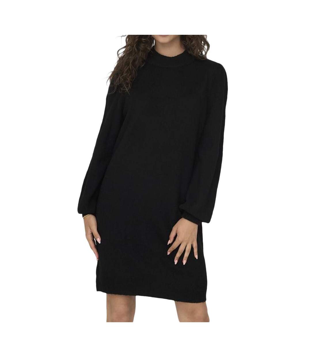 Robe Pull Noire Femme Jacqueline de Yong Rue - L-1