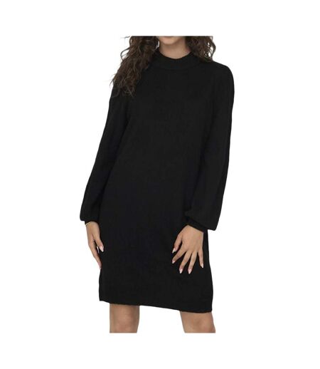 Robe Pull Noire Femme Jacqueline de Yong Rue - L