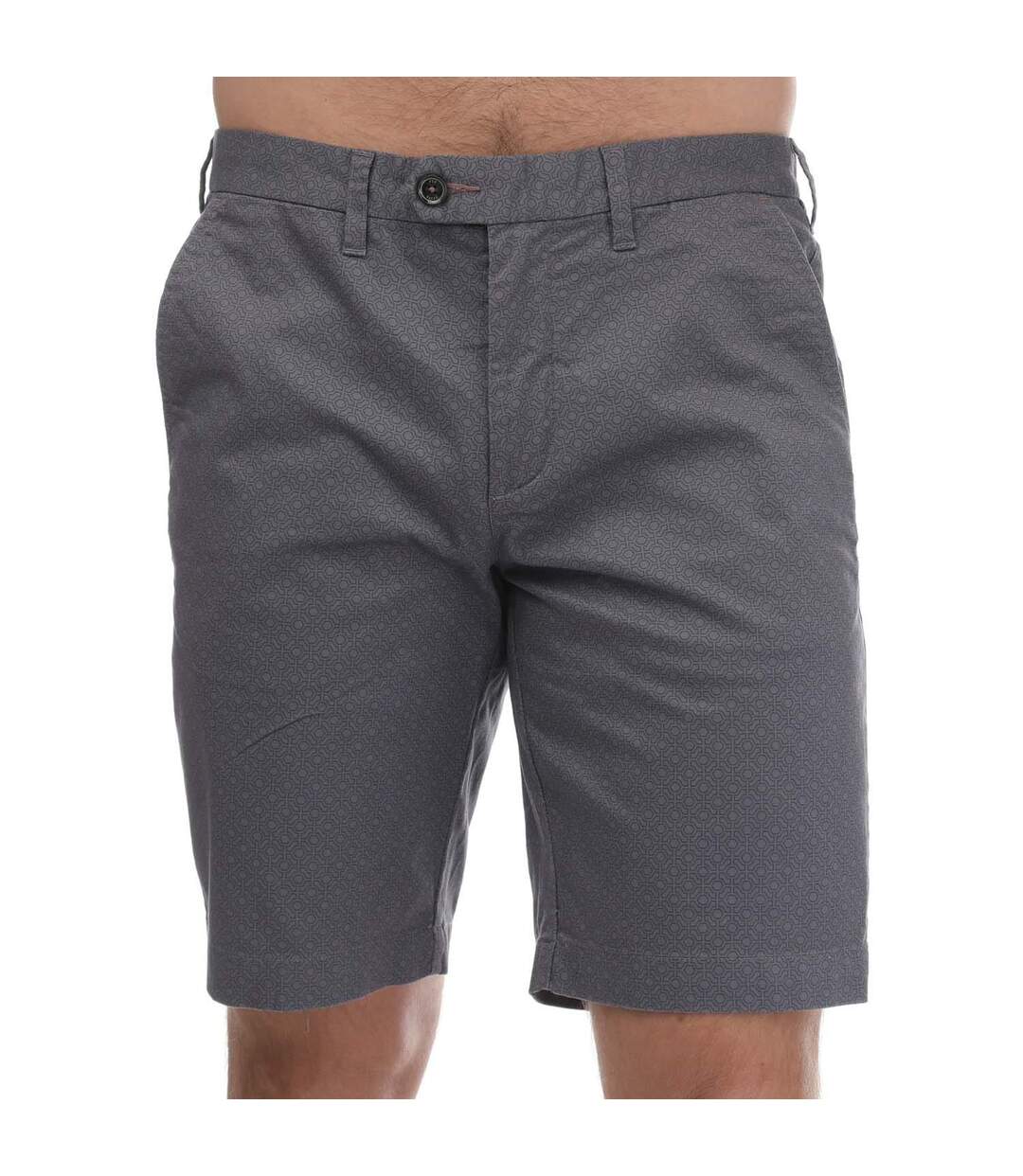 Mens geometric shorts blue Ted Baker-1