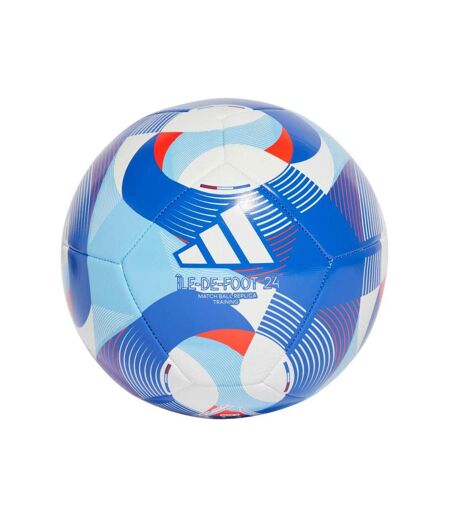 Ballon De Foot Olympic Taille 5 Bleu Adidas