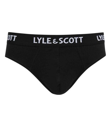 Lot De 3  Slips Motif/style Marque Homme Noir Lyle & Scott