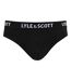 Lot De 3  Slips Motif/style Marque Homme Noir Lyle & Scott-2