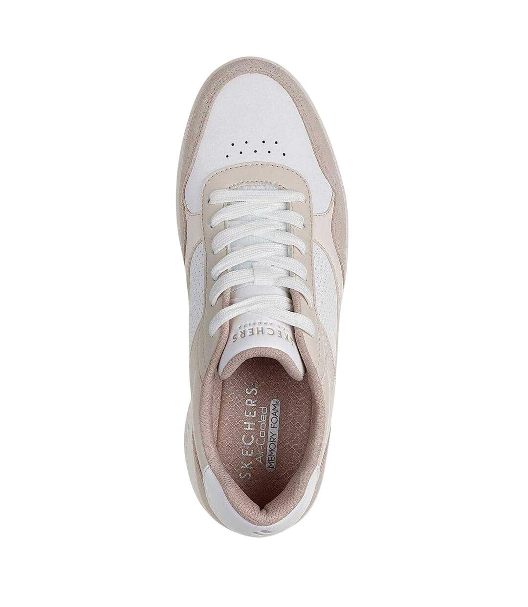 Baskets Uno Homme Blanc Skechers-4