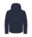 Mens Classic Soft Shell Jacket Navy Blue Clique-2
