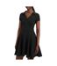 Robe noire femme tommy hilfiger min-1