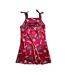 Robe Courte Motif/style Tatouage Femme Rouge Labyrinth-3