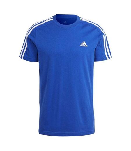 T-shirt Style 3 Rayures Essentials Homme Bleu Adidas