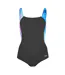 Maillot De Bain 1 Pièce Motif/style Ondulé Luna Lustre Femme Bleu Indigo Bleu Pâle Speedo-1