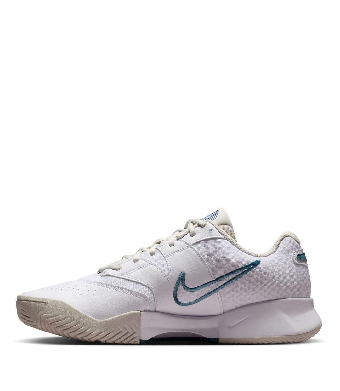 Mens Court Lite 4 Tennis Shoes White Blue Nike-2