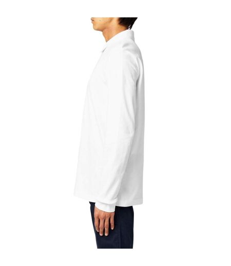 Polo Manches Longues Motif/style Logo Passerby Homme Blanc Boss
