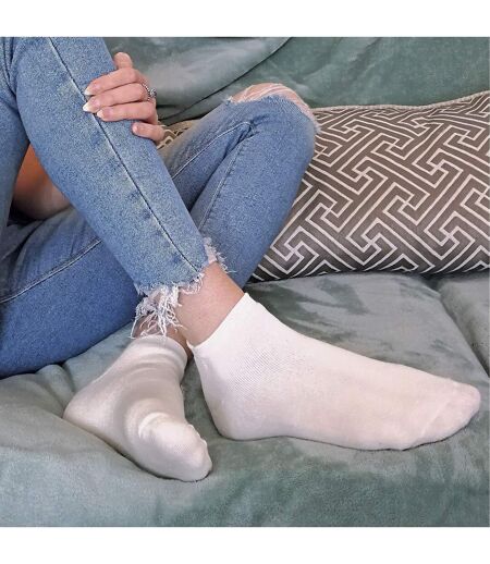 Ladies Cushioned Low Cut Thermal Trainer Socks