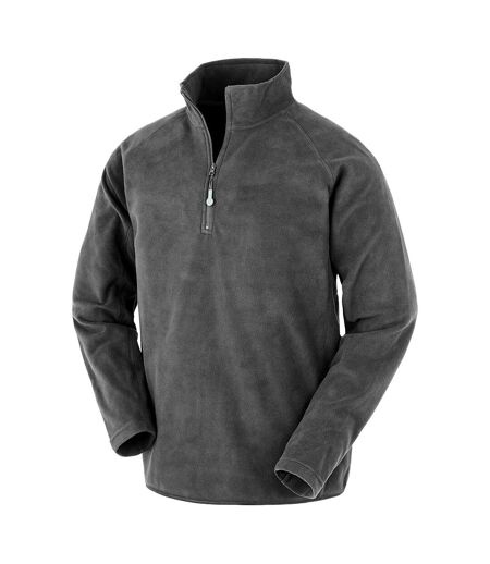Result Genuine Recycled Mens Micro Zip Neck Fleece (Gray) - UTPC4328