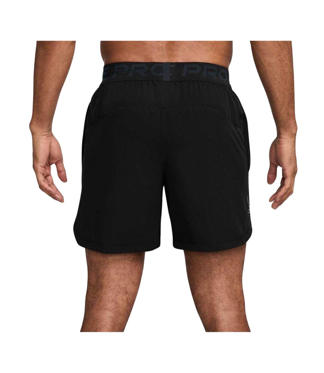 Mens 6 Dri-fit Running Shorts Black White Nike-2