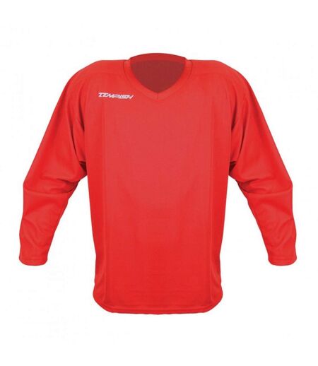 Maillot De Hockey Sur Glace Entraînement Homme Rouge Tempish