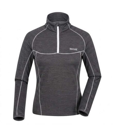 Womens/ladies Yonder Raglan Long-sleeved Sweatshirt Seal Grey White Regatta
