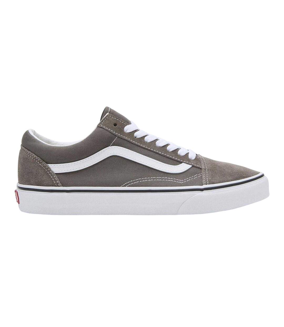 Mens Old Skool Canvas Trainers Grey Vans-1